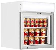 Tefcold UF50GCP 50 Litre (48 Nett Useable litres) Undercounter Display Freezer With Canopy 