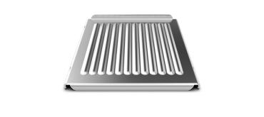 Unox Speed.Plate Ribbed for Speed.Compact, Aluminium, Non-Stick - TG143