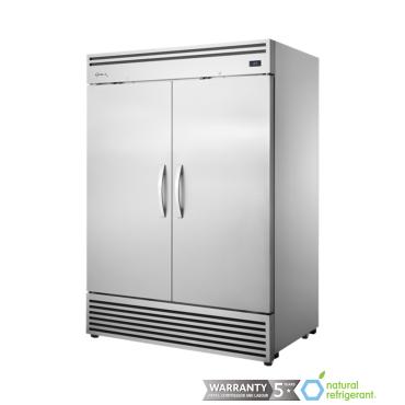 True TGN-2F-2S Reach-in Solid Swing Door Freezer With Hydrocarbon Refrigerant 