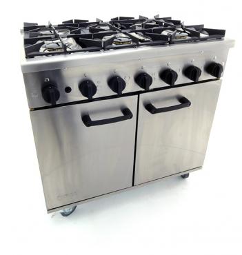 Burco TITAN 6 Burner Gas Oven