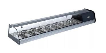 Roller Grill TPR 80 Refrigerated Sushi/Tapas Showcase - 8 x 1/3GN