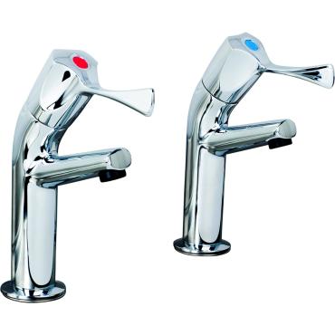 Mechline AquaTechnix TX-500SL 1/2-inch Basin Taps with 3-inch Lever (pair)