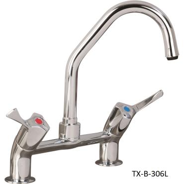 Mechline Aquatechnix Twin Block Commercial Tap - Various Spout and Tap Options.