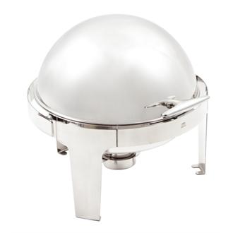 U009 Olympia Paris Roll Top Chafing Dish Round - 6 Litre Capacity