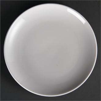 U078 Olympia Whiteware Coupe Plates 230mm