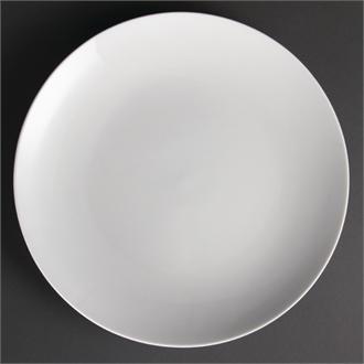 U081 Olympia Whiteware Coupe Plates 310mm