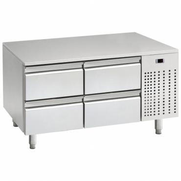 Mercatus U1-1200 Commercial Refrigerated 4 Drawer Low Height Prep Counter