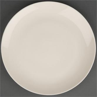 U133 Olympia Ivory Round Coupe Plates 200mm