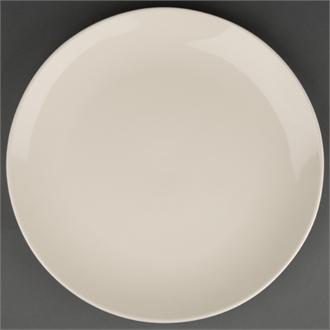 U135 Olympia Ivory Round Coupe Plates 310mm