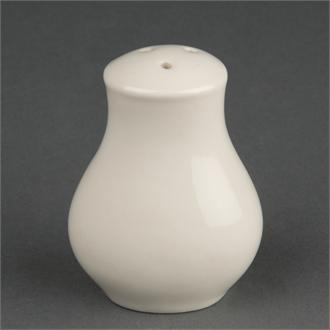 U147 Olympia Ivory Salt Shakers