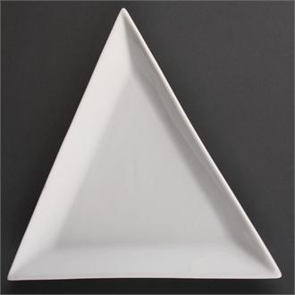 U167 Olympia Whiteware Triangle Plates 290mm