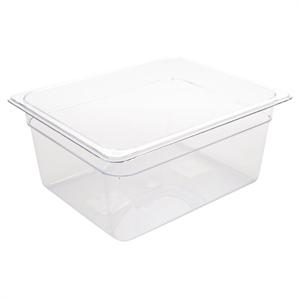 Vogue Polycarbonate 1/2 Gastronorm Container 150mm Clear - U230