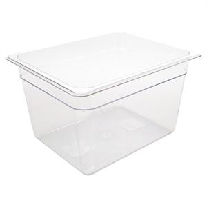 Vogue Polycarbonate 1/2 Gastronorm Container 200mm Clear - U231