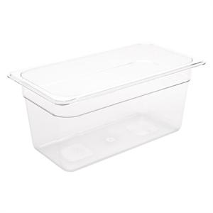 Vogue Polycarbonate 1/3 Gastronorm Container 150mm Clear - U234