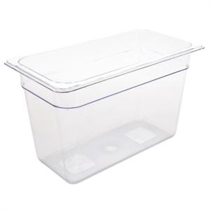 Vogue Polycarbonate 1/3 Gastronorm Container 200mm Clear - U235
