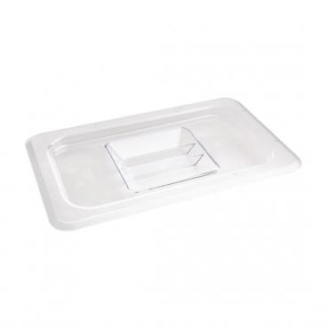 Vogue Polycarbonate 1/4 Gastronorm Lid Clear - U247