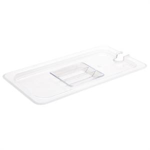 Vogue U252  Polycarbonate 1/3 Gastronorm Lid Notched 