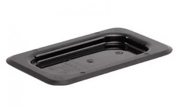 Vogue U479 Polycarbonate 1/9 Gastronorm Lid Black