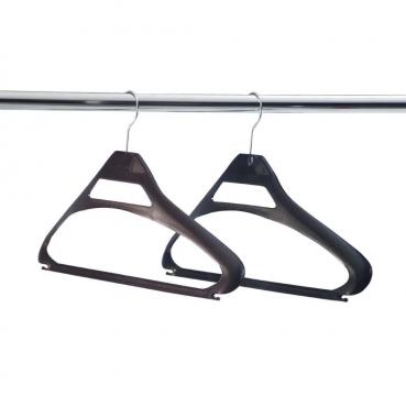 Bolero U599 Black Polypropylene Hangers - Pack of 100
