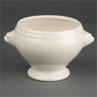 U847 Olympia Ivory Lion Head Soup Bowls 475ml 16.5oz