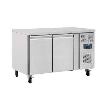 Polar UA047 U-Series Double Door Counter Fridge 282Ltr