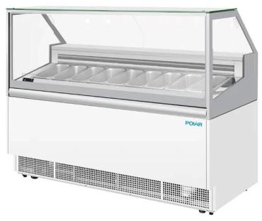 Polar UA059 U-Series 9 Pan Gelato Showcase