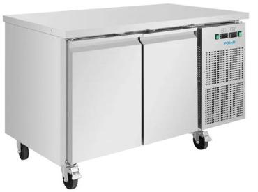 Polar UA086 U-Series Double Door Counter Fridge/Freezer 124Ltr