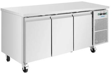 Polar UA087 U-Series Three Door Counter Fridge/Freezer 314Ltr