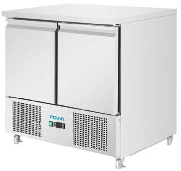 Polar UA089 U-Series Ventilated 2 Door Counter Fridge