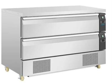 Polar UA099 U-Series Double Drawer Dual Temperature Counter Fridge 6xGN