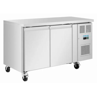 Polar UA105 U-Series Double Door Slimline Counter Fridge