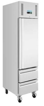 Polar UA112 U-Series Single Door & 2 Drawer Slimline GN Cabinet Refrigerator