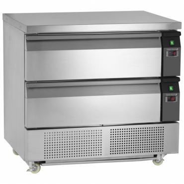 Tefcold UD2-2 Uni Drawer Commercial Dual Temperature Gastronorm Counter