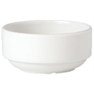Steelite Simplicity White Stacking Soup Cups 285ml (Pack of36) - V0018 