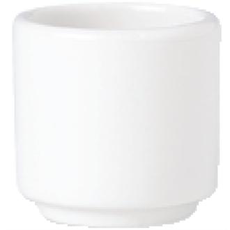 Steelite Simplicity White Footless Egg Cups 47mm (Pack of 12) - V0081 