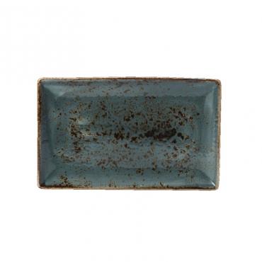 Steelite Craft Blue Rectangular Platters 270 x 167mm - V009