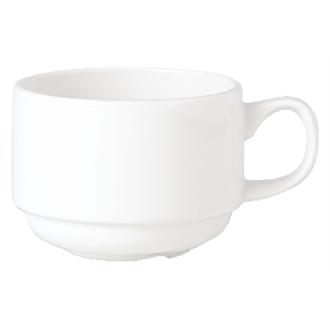 Steelite Simplicity White Stacking Slimline Cups 200ml (Pack of 36) - V0091 