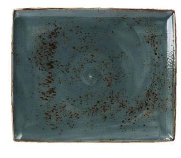 Steelite V010 Craft Blue Rectangular Platters 330x 270mm (6 Pack)