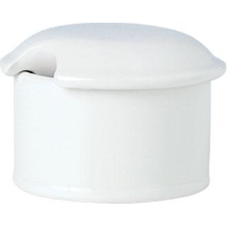 V0233 Steelite Simplicity White Mustard Dipper Pot Bases