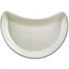 V0886 Steelite Empire Black Line Crescent Salad Plates 202mm