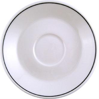 V0896 Steelite Empire Black Line Slimline Saucers 150mm