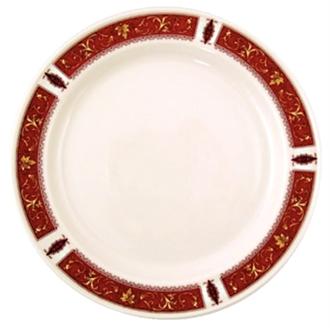 V1243 Steelite Empire Marina Red Slimline Plates 157mm