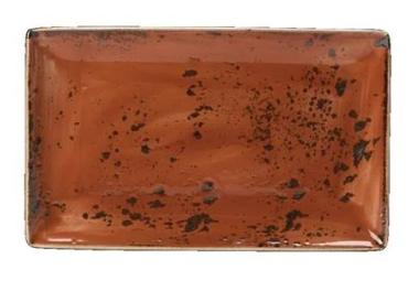 Steelite V134 Craft Terracotta Rectangular Platters 270mm (6 Pack)