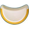 V2964 Steelite Rio Yellow Crescent Salad Plates 202mm