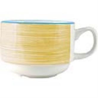 Steelite Rio Yellow Slimline Stacking Cups 200ml (Pack of 36) -V2973 