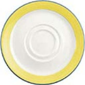 V2976 Steelite Rio Yellow Saucers 165mm