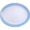 V3040 Steelite Rio Blue Oval Coupe Dishes 305mm