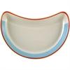 V3060 Steelite Rio Blue Crescent Salad Plates 202mm