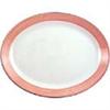V3127 Steelite Rio Pink Oval Coupe Dishes 202mm