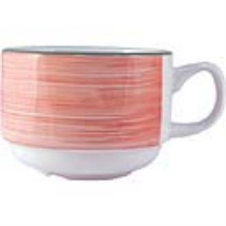 V3158 Steelite Rio Pink Slimline Stacking Cups 200ml X 36.